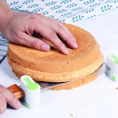Nóż kuchenny do cięcia ciasta tortu biszkoptu długi z ząbkami 48 cm długi